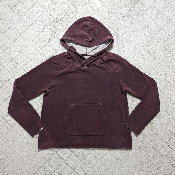 Ugg Hoodie Womens XL Purple Fleece Lined Soft Kangaroo Pockets Fading - Picture 1 of 8